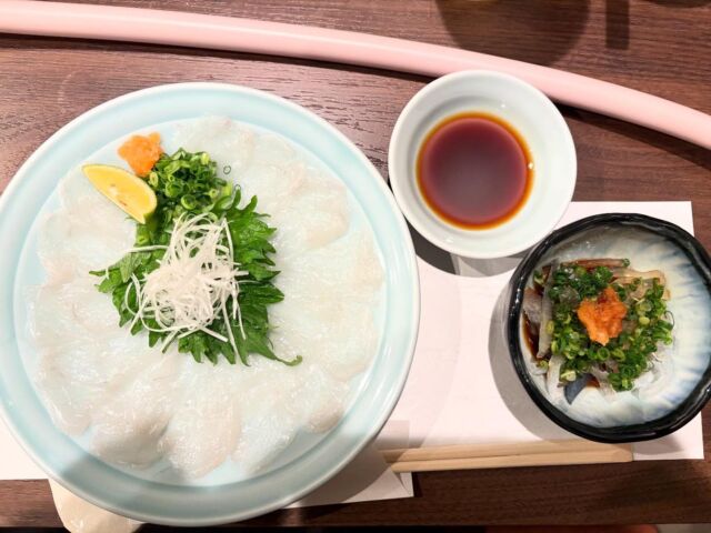先日忘年会でふぐ市さんへご飯を食べに行きました🐡
てっさや、てっちり、湯引き、唐揚げ、焼き白子など色々な種類のふぐを食べました‼︎
てっちりのふぐは新鮮で身がピクピクと動いているところを見ることができました👀

今年も大変お世話になりました‼︎
来年もどうぞよろしくお願いいたします😊
